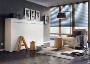 Półkotapczan Łóżko Chowane w Szafie 90x200 LENART