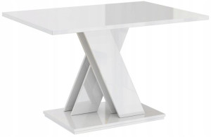 Nowoczesna Ława do Salonu Biały Połysk 120/60/60cm