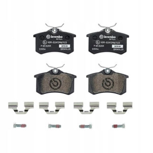 Klocki BREMBO Xtra Tył AUDI A1, A2, A3, A4, A6, A8