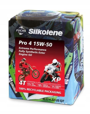 Olej do silników 4T SAE 15W50 SILKOLENE PRO 4 4l