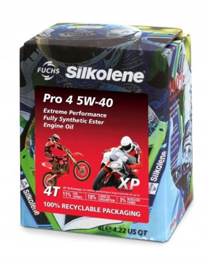 Olej do silników 4T SAE 5W40 SILKOLENE PRO 4 4l SN