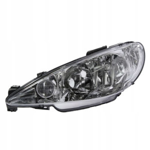 Reflektor Lampa L PEUGEOT 206 09.98-02.03 TYC 20-6