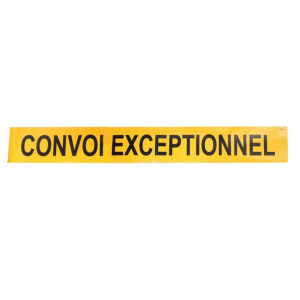 Tablica informacyjna przód CONVOI EXCEPTIONNEL 190