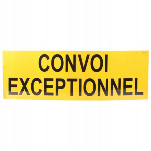 Tablica informacyjna tył CONVOI EXCEPTIONNEL 1200