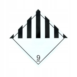 Nalepka ADR Nr 9 CARGOPARTS CARGO-T091