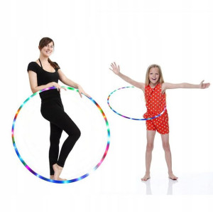 Świecące Hula Hop LED, 90 cm