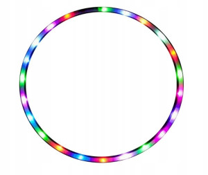 Świecące Hula Hop LED, 80 cm