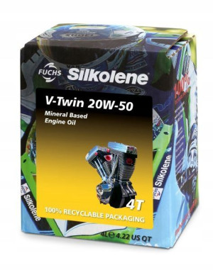 Olej do silników 4T SAE 20W50 SILKOLENE V-Twin 4l