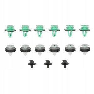 Zestaw spinek listwy drzwi SKODA OCTAVIA II 02.04-