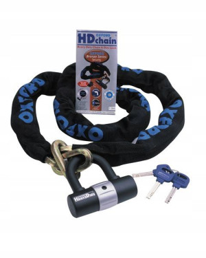 Łańcuch z zapięciem OXFORD Heavy Duty kolor czarny