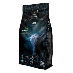 Rex Natural Range Cats Chicken & Rice 2kg