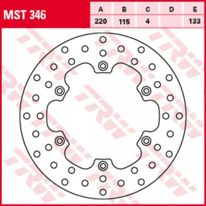 Tarcza Tył Yamaha Dt, Tdr, Tt, Tt-r 125/125r/125r