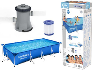 stelażowy BASEN BESTWAY 400/211/81 cm ogrodowy