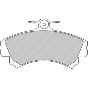 Klocki FERODO DS2500 FCP1093H VOLVO S40, Mitsubish