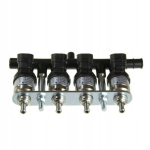 Listwa wtryskowa 4CYL HANA/C KOLOR CZARNY-NOWA (AM