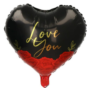 Balon 18" Serce Love You Na Walentynki