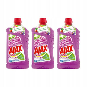 3x Płyn uniwersalny AJAX Floral Fiesta Bez 1 l