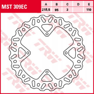 Tarcza przód KTM SX 85/85LW 2004- stała Lucas MST3