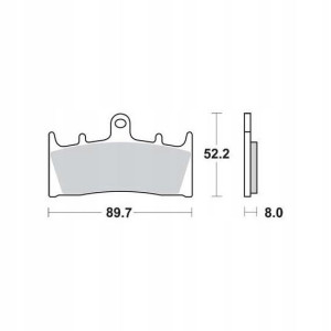 Klocki hamulcowe MCB659 LUCAS organic