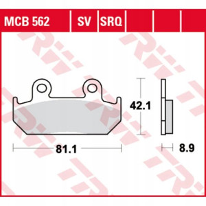 Klocki hamulcowe przód/tył HONDA CB CBR CBX NSR VF