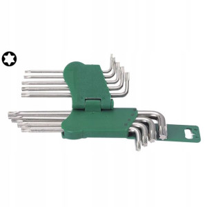 Zestaw kluczy trzpieniowych TORX 9szt HANS 16742-2