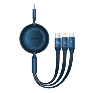 Kabel Usb-C 3W1 Baseus Bright Mirror 4, Micro Usb / Lightning / Usb-C, 100W