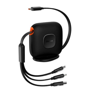 Kabel Usb-C Baseus Traction 3W1 Usb-C / Lightning / Micro 100W 1.7M Czarny