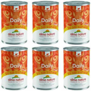 Almo Nature Daily karma dla kota kurczak 6x400g