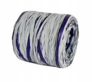 RAFIA syntetyczna 10m SUPER 27.grey/violet