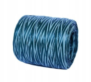 RAFIA syntetyczna 10m SUPER 29.dk.green/grey