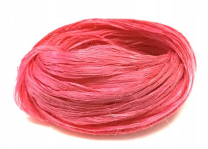 RAFIA syntetyczna 10 metrów PINK