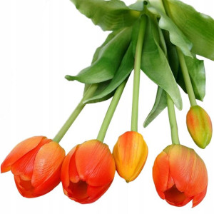 Tulipan Tulipany Sztuczne Kwiaty Duży Bukiet