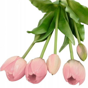 Tulipan Tulipany Sztuczne Kwiaty Duży Bukiet