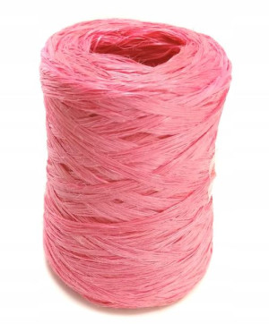 RAFIA syntetyczna 160 metrów PINK ** OKAZJA**