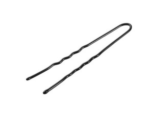 Kokówki Szpilki do włosów karbowane 6,5 cm czarne 36 szt. Nowy Produkt unis