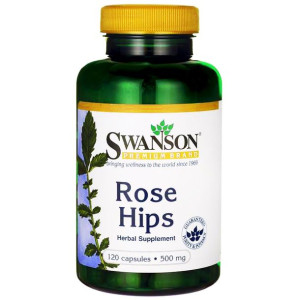 SWANSON DZIKA RÓŻA 500mg 120 kapsułek naturalna Witamina C