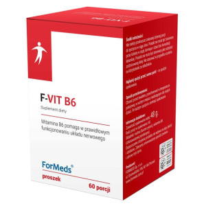 ForMeds F-VIT B6 Witamina B-6 w proszku 60 porcji - układ nerwowy