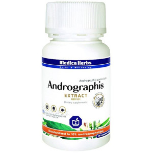 Medica Herbs ANDROGRAFIS extract Andrographis paniculata 400mg 60 kapsułek