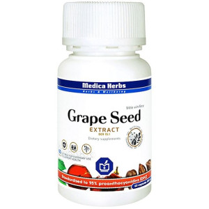 Medica Herbs PESTKI winogron - GrapeSeed - OPC  - 60 kapsułek
