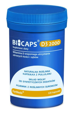 ForMeds BICAPS D3 2000 IU Witamina D 120 kapsułek