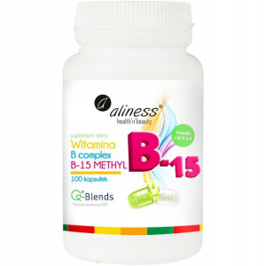 Aliness Witamina B complex B-15 Methyl Metylo - 100 kapsułek