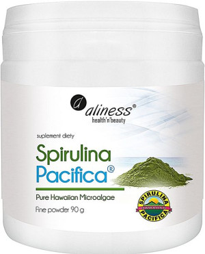 Aliness Spirulina hawajska Pacifica proszek 90g netto - suplement diety