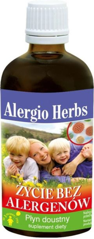 Inwent Herbs ALERGIO HERBS Życie BEZ ALERGENÓW płyn doustny- suplement diet