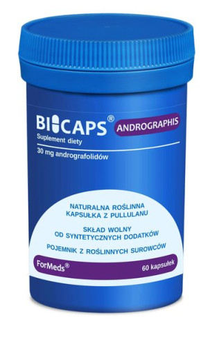 ForMeds BICAPS ANDROGRAPHIS Ekstrakt - brodziuszka wiechowata - suplement d