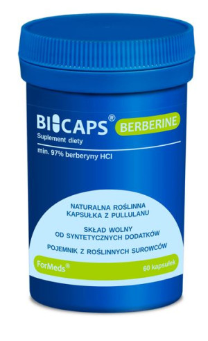 ForMeds BICAPS BERBERINE Berberyna HCL z kory berberysu indyjski - suplemen