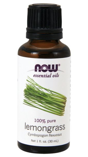 NOW foods Olejek eteryczny LEMONGRASS OIL - olejek z trawy cytrynowej - 30