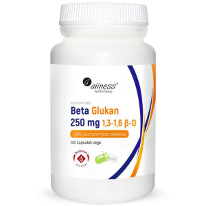 Aliness BETA GLUKAN 250mg - suplement diety - 100 kapsułek vege