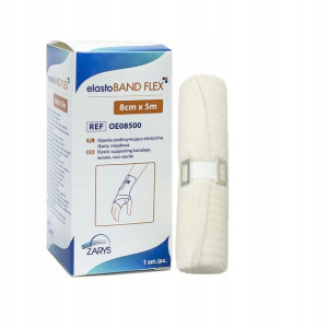 Zarys Bandaż Elastyczny Z Zapinką 8cm X 5m 1szt