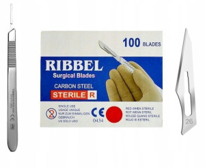 Ostrze Skalpel Chirurgiczny Ribbel Nr.26 + Trzonek