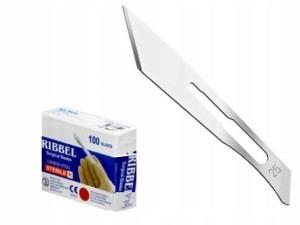 Ostrze Skalpel Nóż Chirurgiczny Ribbel 100szt 25